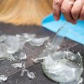 how to clean up broken glass safely